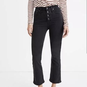 Madewell Cali Bootcut, Light Black Wash